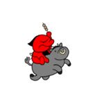 てがきさるぼぼ（個別スタンプ：1）