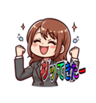 日常 ドタバタ オフィスレディ OL  (小)（個別スタンプ：11）