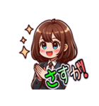 日常 ドタバタ オフィスレディ OL  (小)（個別スタンプ：22）