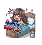 日常 ドタバタ オフィスレディ OL  (小)（個別スタンプ：40）