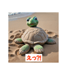カメだけど感情爆発（個別スタンプ：5）