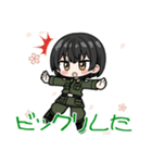 りりかわ女性自衛官スタンプ（個別スタンプ：11）