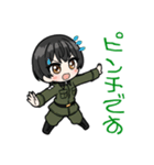 りりかわ女性自衛官スタンプ（個別スタンプ：16）