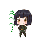 りりかわ女性自衛官スタンプ（個別スタンプ：19）