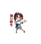 お祭りゆかたガール（個別スタンプ：3）