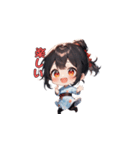 お祭りゆかたガール（個別スタンプ：10）