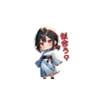 お祭りゆかたガール（個別スタンプ：18）