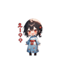 お祭りゆかたガール（個別スタンプ：19）