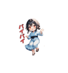 お祭りゆかたガール（個別スタンプ：21）
