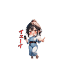 お祭りゆかたガール（個別スタンプ：37）