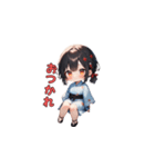 お祭りゆかたガール（個別スタンプ：40）