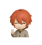 赤髪 男子（個別スタンプ：1）