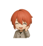 赤髪 男子（個別スタンプ：4）