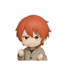 赤髪 男子（個別スタンプ：7）