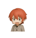 赤髪 男子（個別スタンプ：10）