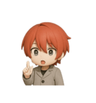 赤髪 男子（個別スタンプ：12）