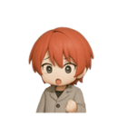 赤髪 男子（個別スタンプ：14）