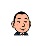 タクシー運転手の顔（個別スタンプ：1）