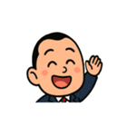 タクシー運転手の顔（個別スタンプ：3）