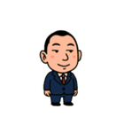 タクシー運転手の顔（個別スタンプ：14）