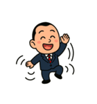 タクシー運転手の顔（個別スタンプ：16）