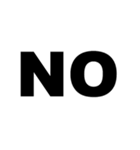 「NO」と言おう（個別スタンプ：4）