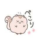 ふわもこリスの日常で使えるスタンプ（個別スタンプ：8）