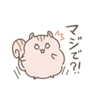 ふわもこリスの日常で使えるスタンプ（個別スタンプ：27）