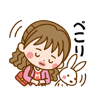 岡山弁女子じゃが♪（個別スタンプ：4）