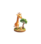 2.5D - アフリカの動物（個別スタンプ：2）