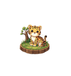 2.5D - アフリカの動物（個別スタンプ：7）