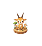 2.5D - アフリカの動物（個別スタンプ：10）