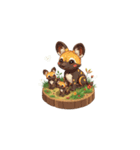 2.5D - アフリカの動物（個別スタンプ：16）