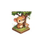2.5D - アフリカの動物（個別スタンプ：20）