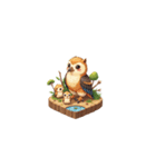 2.5D - アフリカの動物（個別スタンプ：28）