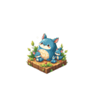 2.5D - アフリカの動物（個別スタンプ：31）