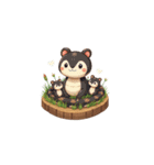 2.5D - アフリカの動物（個別スタンプ：34）