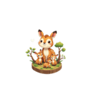 2.5D - アフリカの動物（個別スタンプ：36）