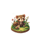 2.5D - アフリカの動物（個別スタンプ：37）