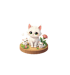 2.5D - 猫 v1（個別スタンプ：1）