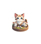 2.5D - 猫 v1（個別スタンプ：4）