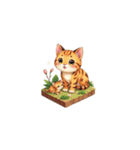 2.5D - 猫 v1（個別スタンプ：6）