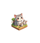 2.5D - 猫 v1（個別スタンプ：7）
