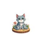 2.5D - 猫 v1（個別スタンプ：8）