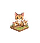 2.5D - 猫 v1（個別スタンプ：30）