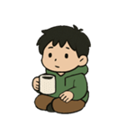 まったりミロ – のんびり癒し系ボーイ（個別スタンプ：24）