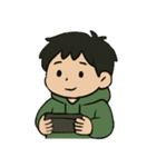 まったりミロ – のんびり癒し系ボーイ（個別スタンプ：35）