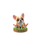 Cute 犬の家族（個別スタンプ：2）