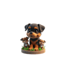Cute 犬の家族（個別スタンプ：8）