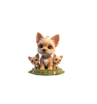 Cute 犬の家族（個別スタンプ：9）